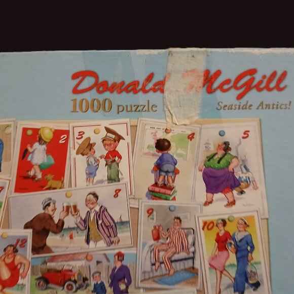 Falcon DeLuxe Seaside Antics Jigsaw Puzzle, 1000 Pieces - Picture 7 of 7